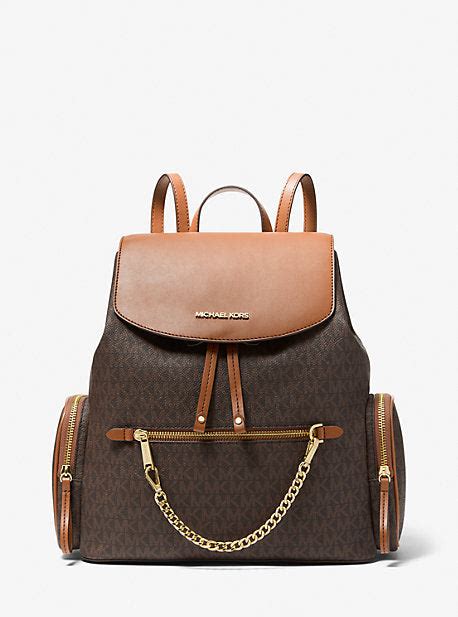 michael kors jet set backpack black|jet set large logo backpack.